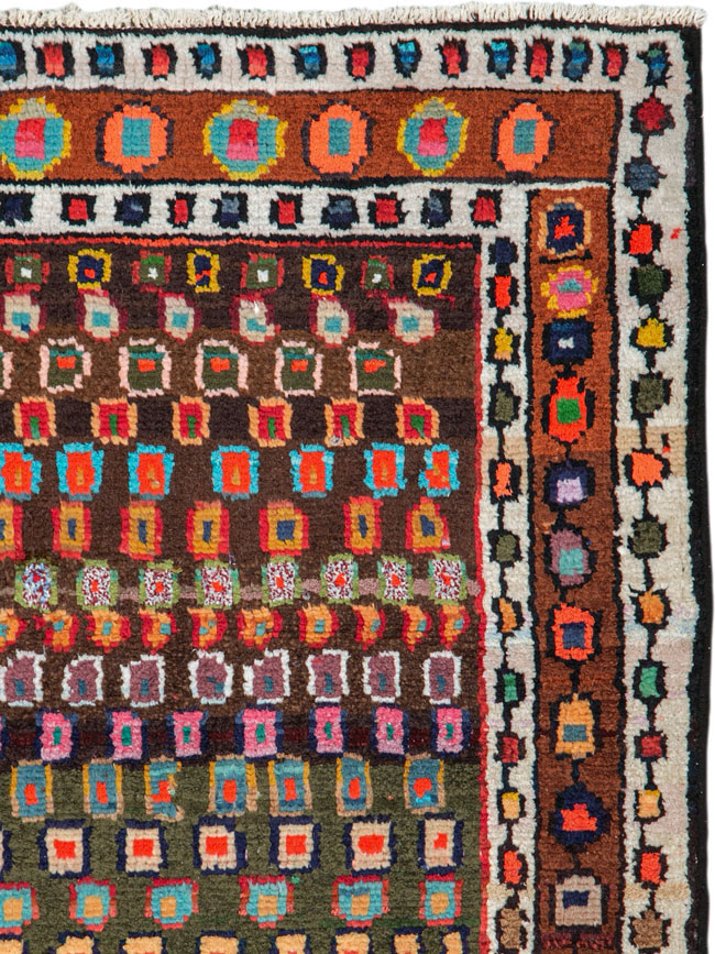 Vintage Persian Hamadan Rug, No.26192 - Gsblank