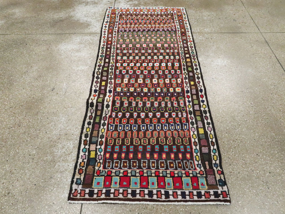 Vintage Persian Hamadan Rug, No.26192 - Gsblank