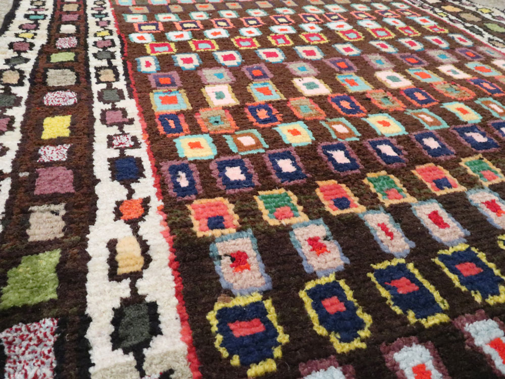 Vintage Persian Hamadan Rug, No.26192 - Gsblank