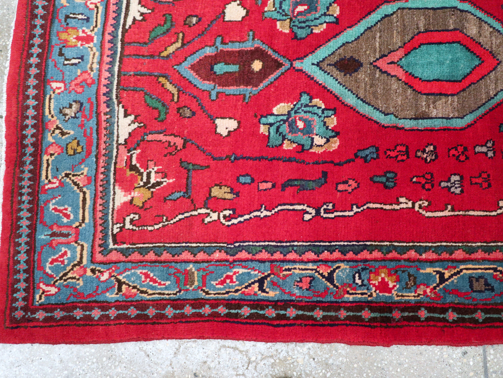 Vintage Persian Mahal Rug, No.26197 - Gsblank