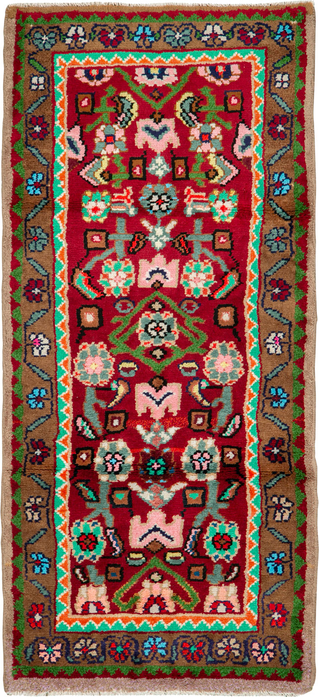 Vintage Persian Hamadan Rug, No.26199 - Gsblank
