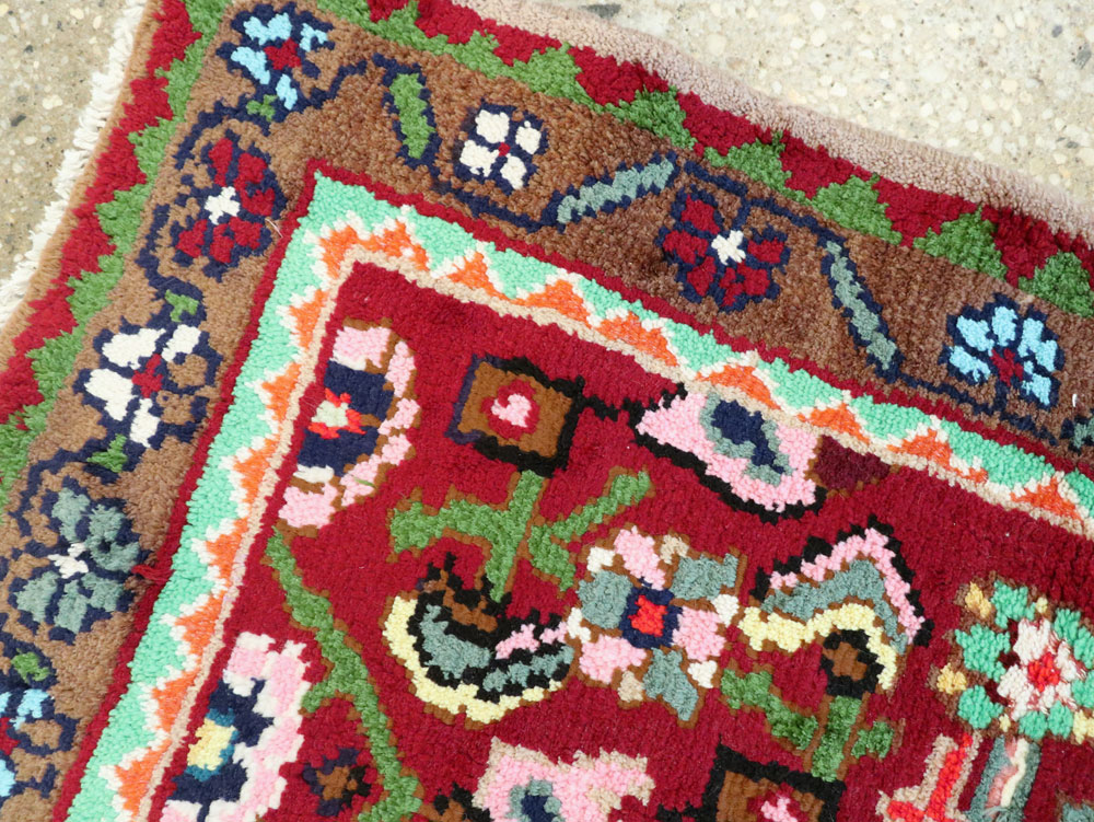 Vintage Persian Hamadan Rug, No.26199 - Gsblank