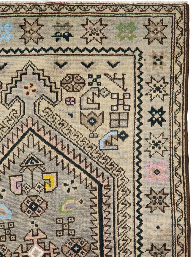 Vintage Persian Malayer Rug, No.26201 - Gsblank