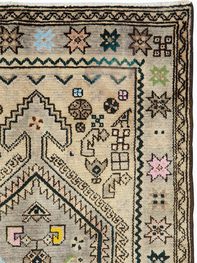 Vintage Persian Malayer Rug, No.26201 - Gsblank