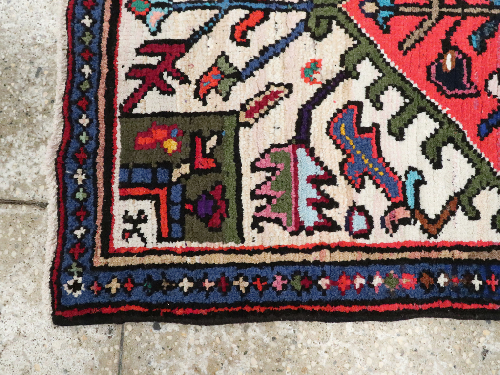 Vintage Persian Hamadan Rug, No.26207 - Gsblank