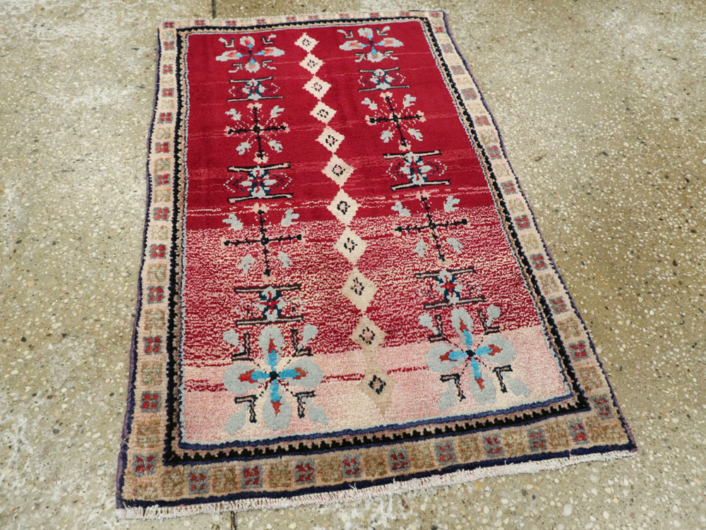 Vintage Persian Hamadan Rug, No.26208 - Gsblank