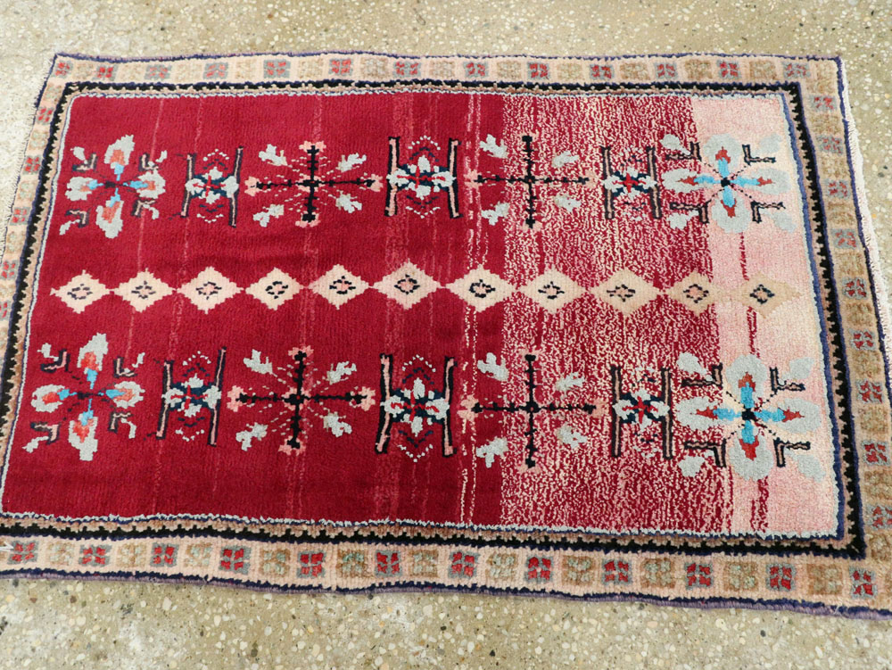 Vintage Persian Hamadan Rug, No.26208 - Gsblank