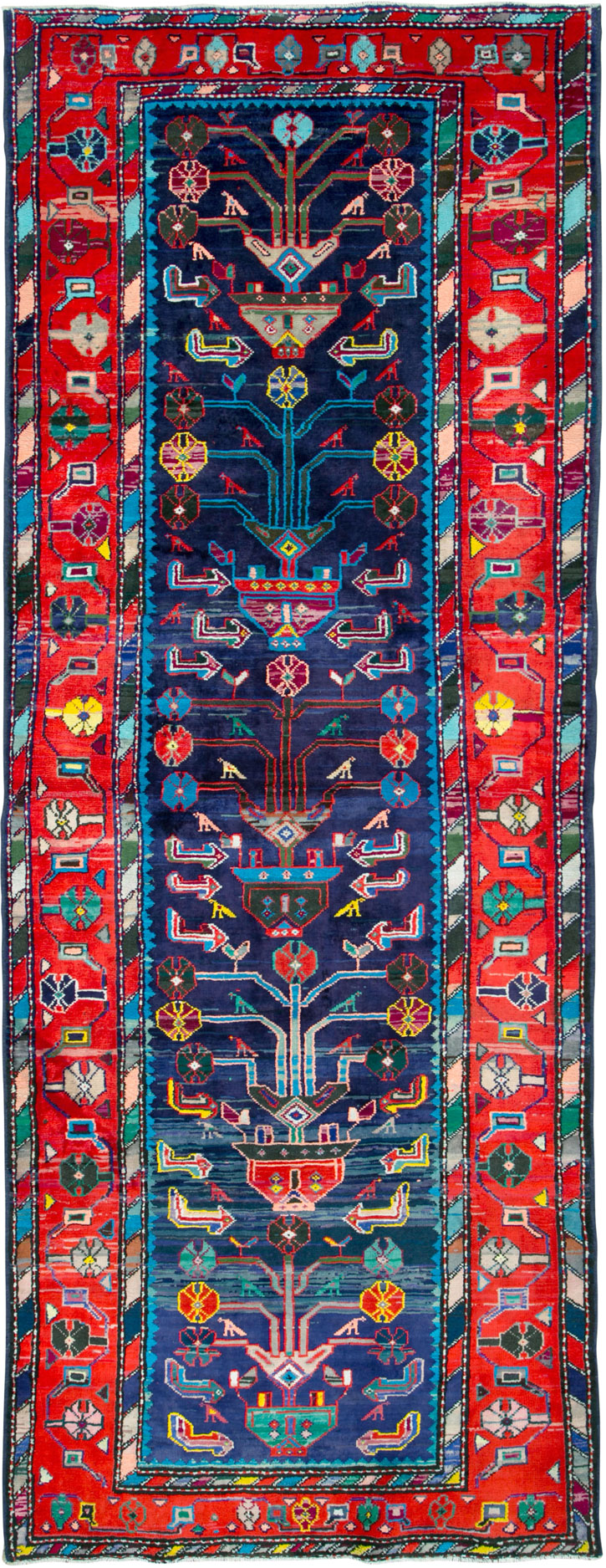 Vintage Persian Hamadan Rug, No.26214 - Gsblank