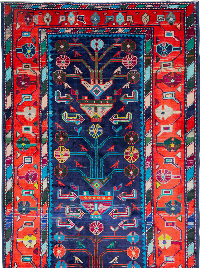 Vintage Persian Hamadan Rug, No.26214 - Gsblank