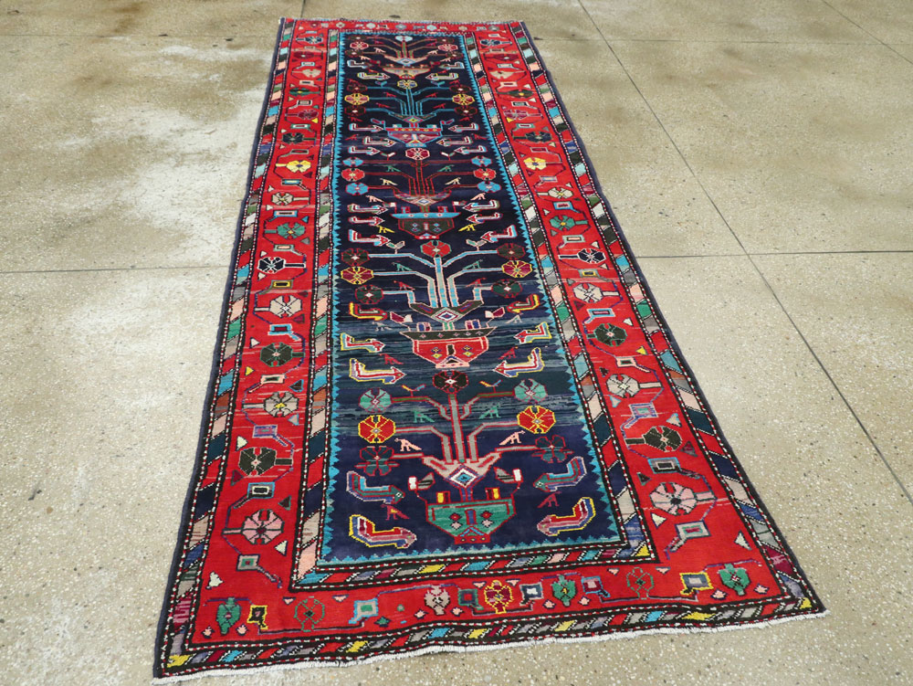 Vintage Persian Hamadan Rug, No.26214 - Gsblank