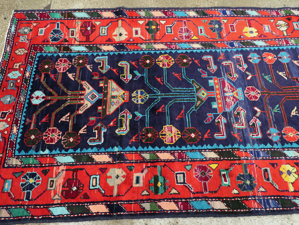 Vintage Persian Hamadan Rug, No.26214 - Gsblank