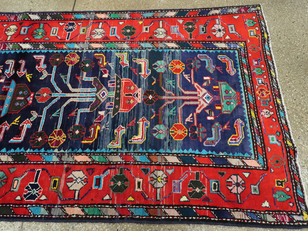 Vintage Persian Hamadan Rug, No.26214 - Gsblank