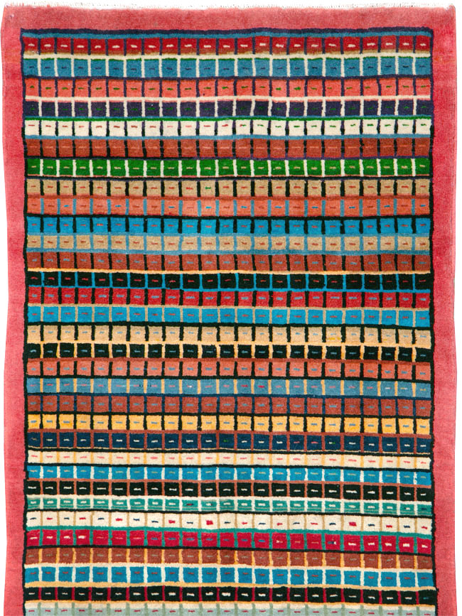 Vintage Persian Mahal Runner, No.26218 - Gsblank