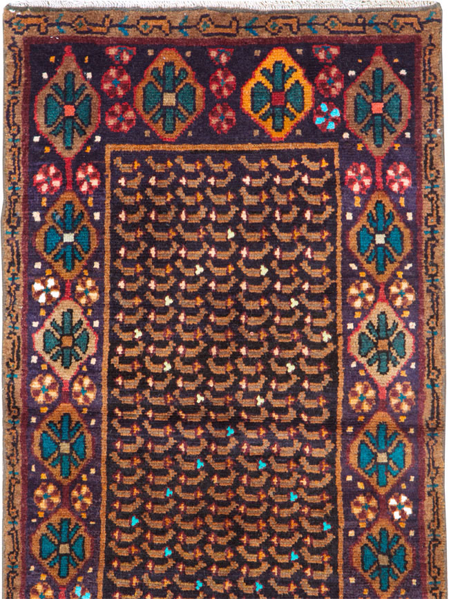 Vintage Persian Baluch Throw Rug, No.26219 - Gsblank