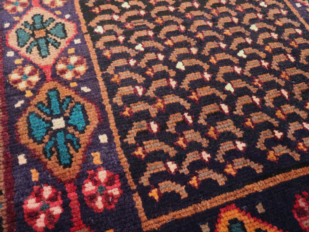 Vintage Persian Baluch Throw Rug, No.26219 - Gsblank