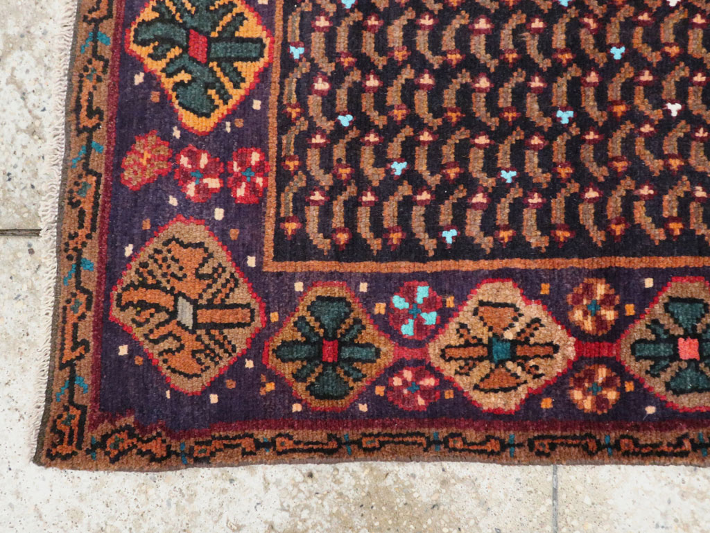 Vintage Persian Baluch Throw Rug, No.26219 - Gsblank