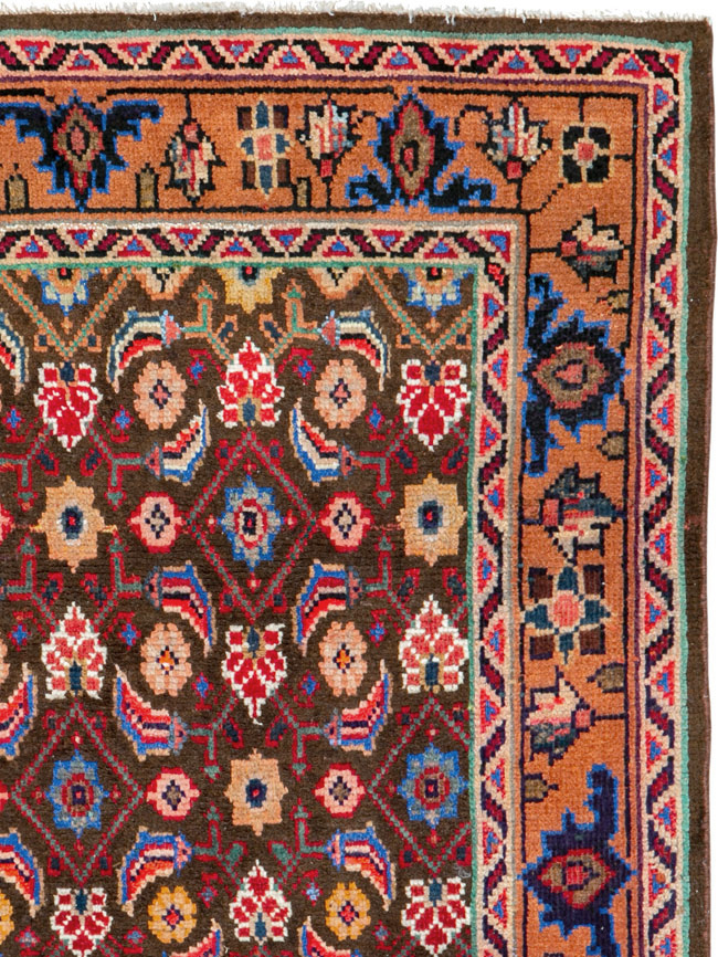 Vintage Persian Hamadan Rug, No.26223 - Gsblank