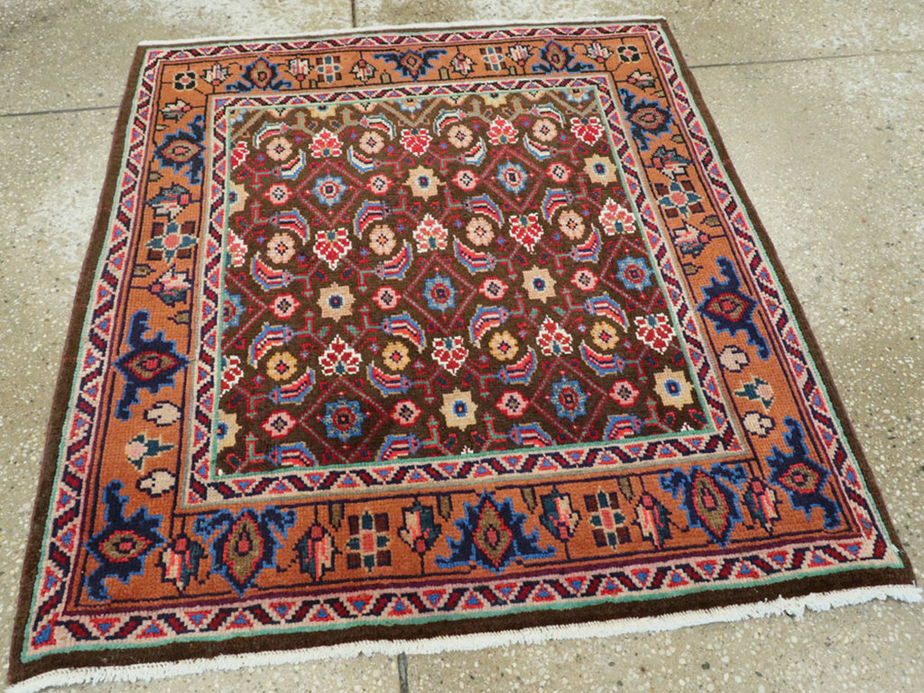 Vintage Persian Hamadan Rug, No.26223 - Gsblank