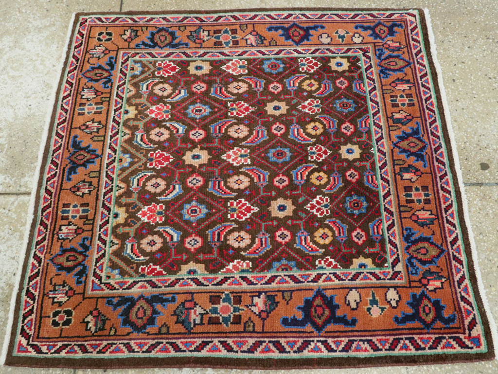 Vintage Persian Hamadan Rug, No.26223 - Gsblank