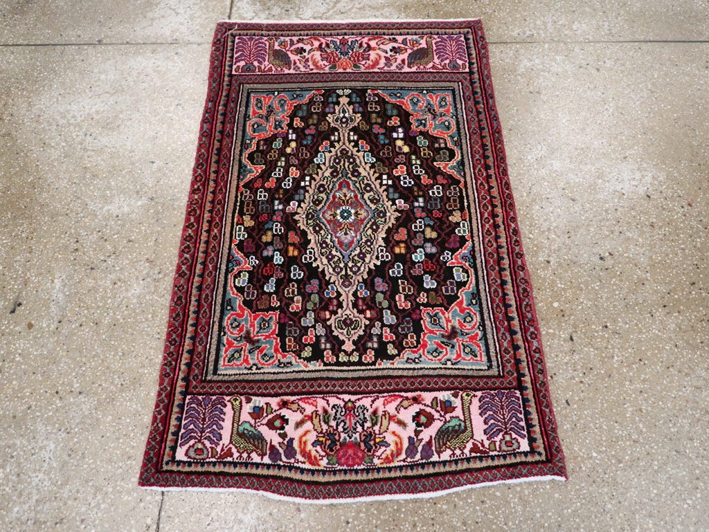 Vintage Persian Hamadan Rug, No.26224 - Gsblank