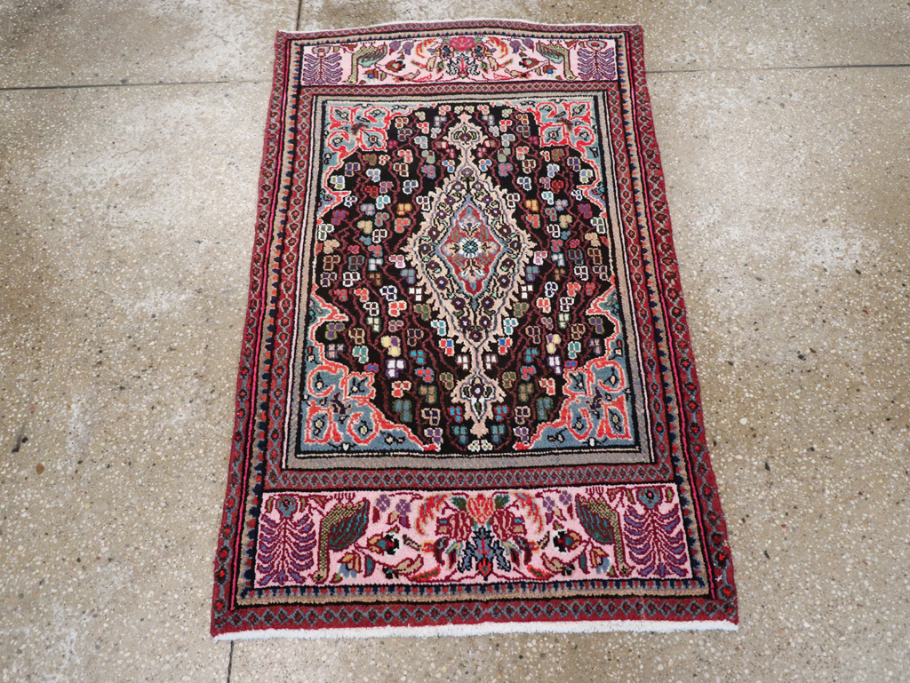 Vintage Persian Hamadan Rug, No.26224 - Gsblank