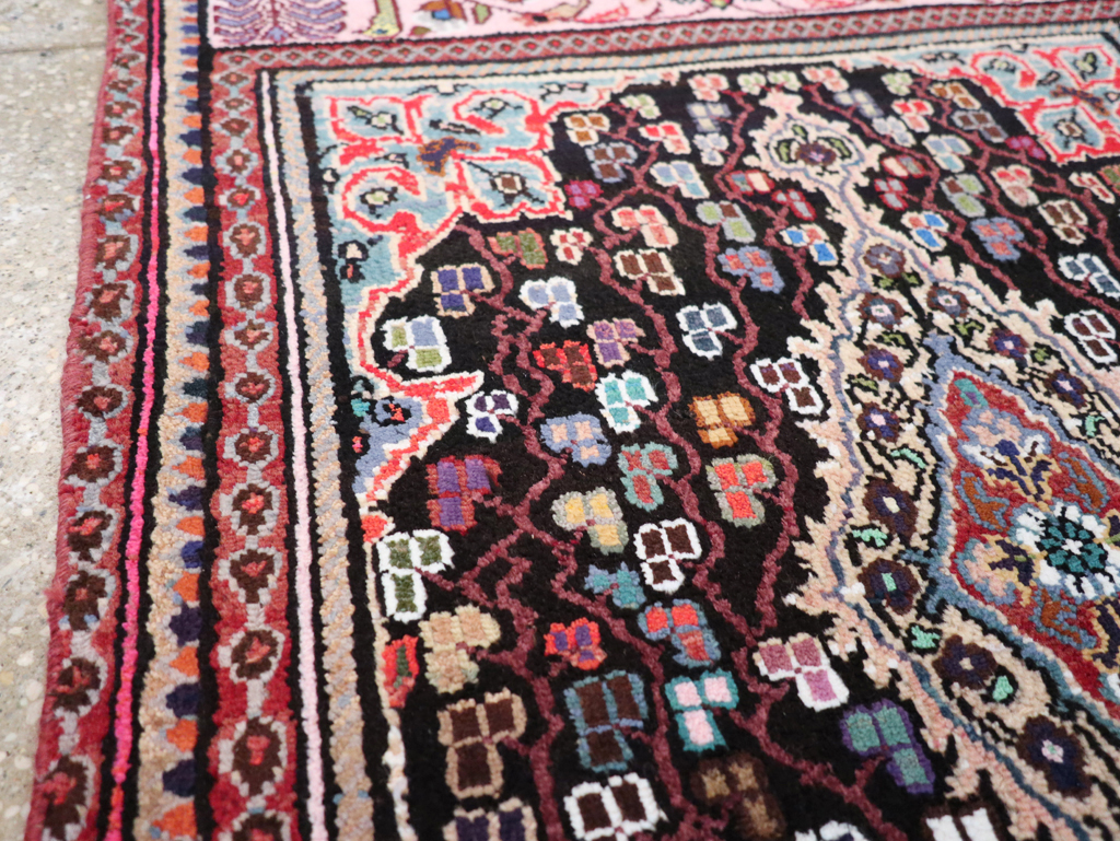 Vintage Persian Hamadan Rug, No.26224 - Gsblank