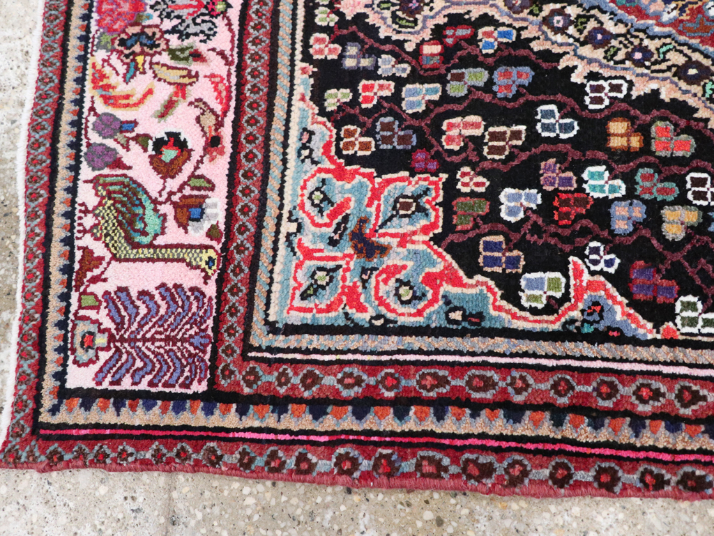 Vintage Persian Hamadan Rug, No.26224 - Gsblank