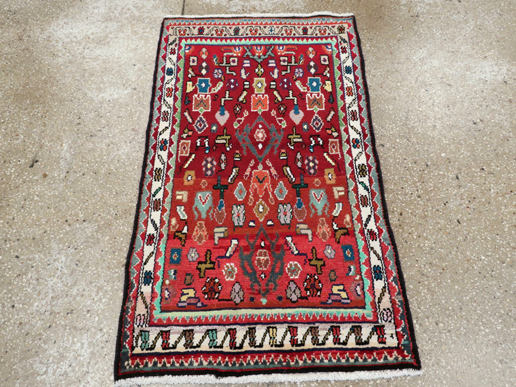 Vintage Persian Hamadan Rug, No.26226 - Gsblank