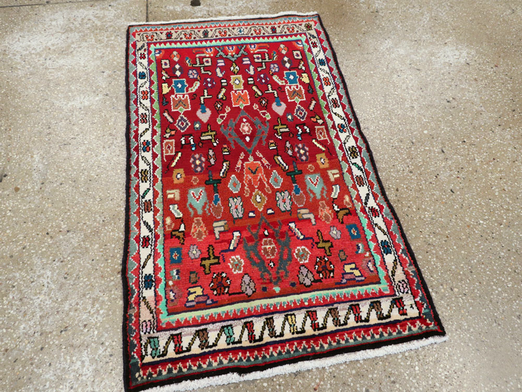 Vintage Persian Hamadan Rug, No.26226 - Gsblank