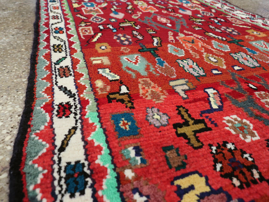 Vintage Persian Hamadan Rug, No.26226 - Gsblank