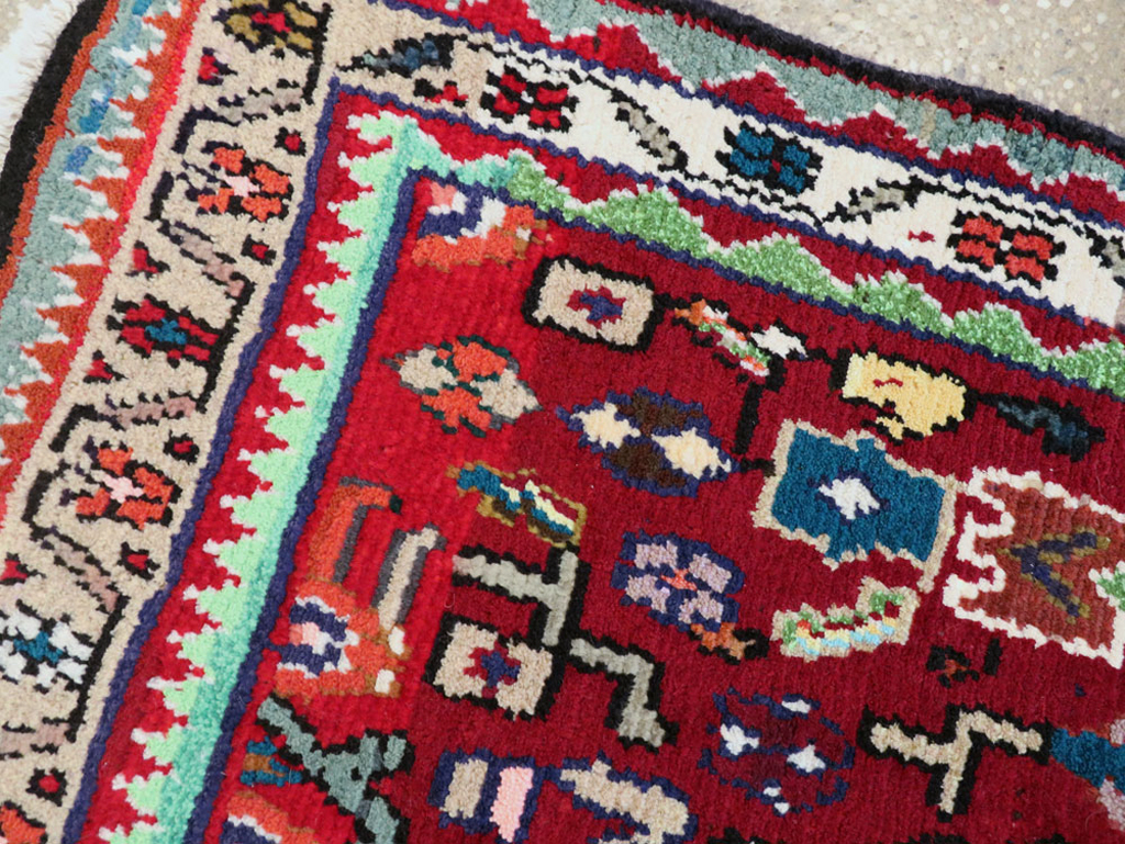 Vintage Persian Hamadan Rug, No.26226 - Gsblank