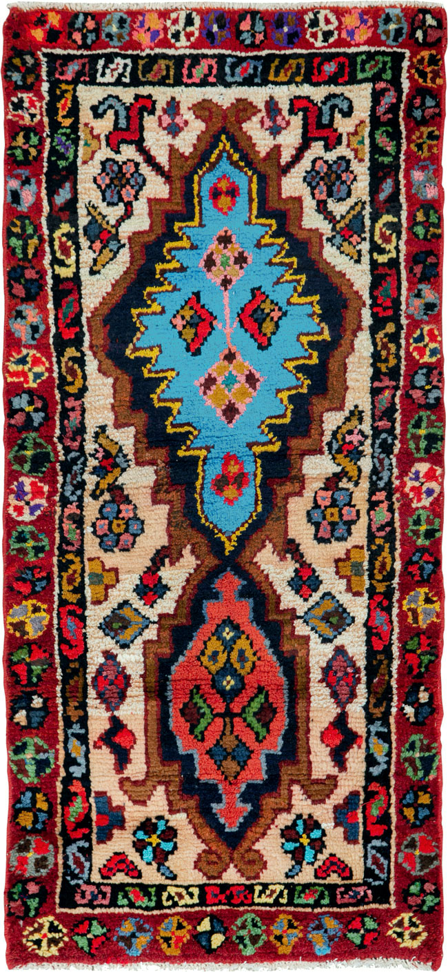 Vintage Persian Hamadan Rug, No.26229 - Gsblank