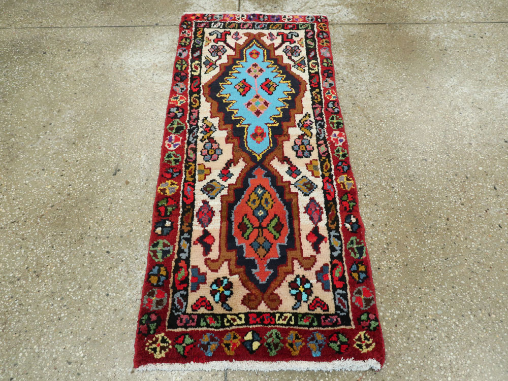 Vintage Persian Hamadan Rug, No.26229 - Gsblank