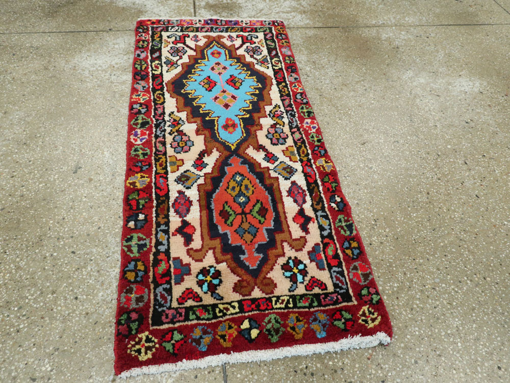 Vintage Persian Hamadan Rug, No.26229 - Gsblank