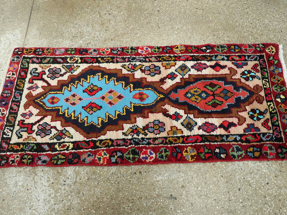 Vintage Persian Hamadan Rug, No.26229 - Gsblank