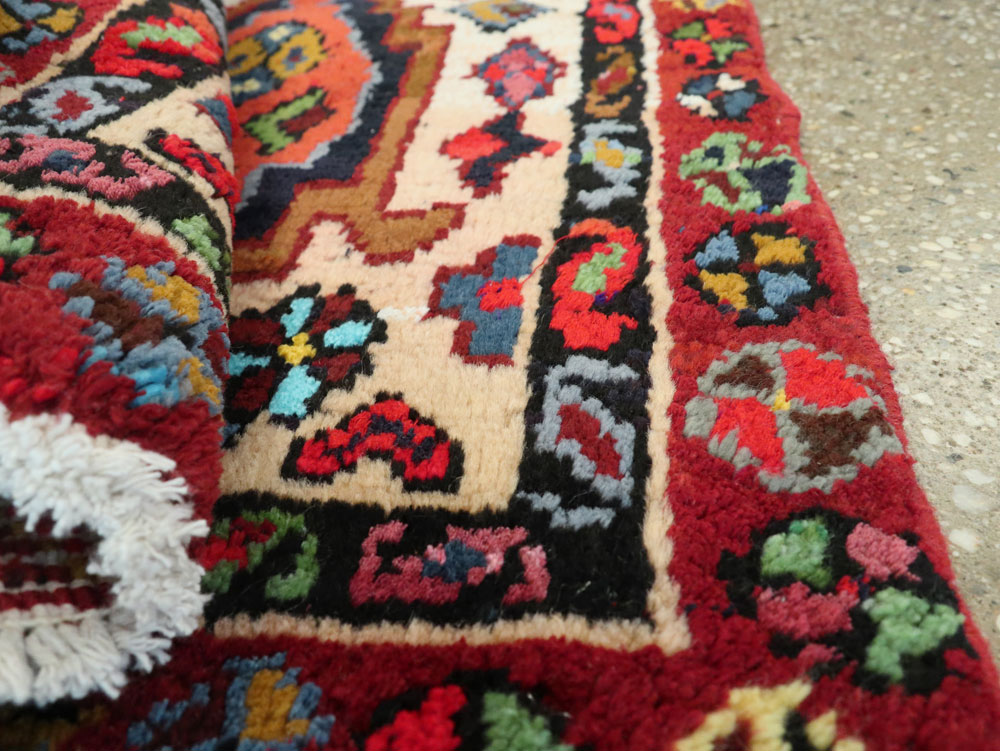 Vintage Persian Hamadan Rug, No.26229 - Gsblank