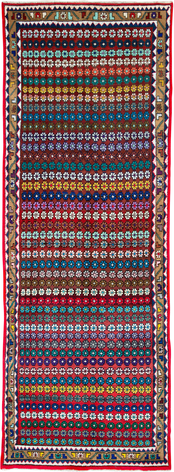 Vintage Persian Mahal Runner, No.26230 - Gsblank