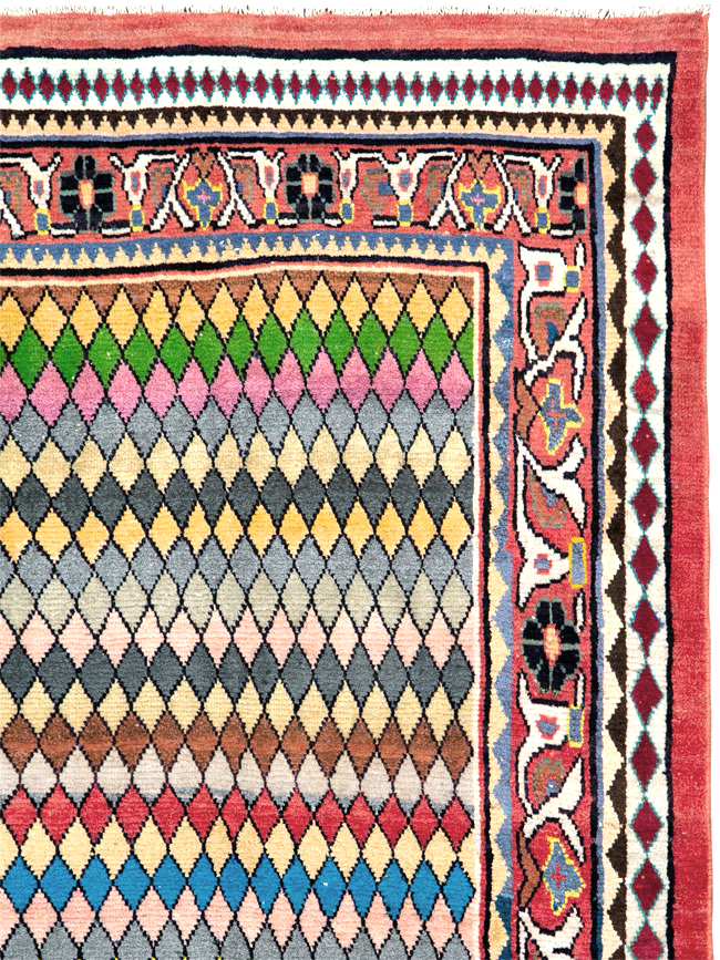 Vintage Persian Mahal Runner, No.26232 - Gsblank