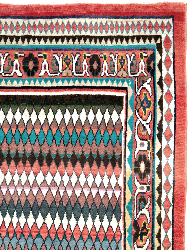 Vintage Persian Mahal Runner, No.26232 - Gsblank