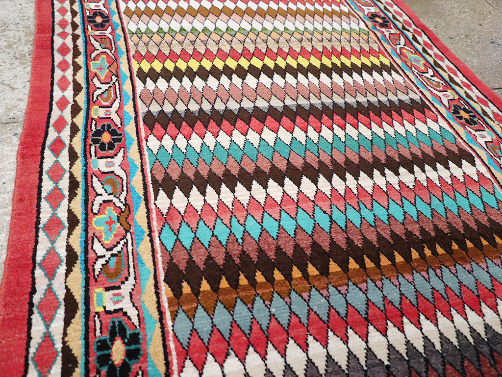 Vintage Persian Mahal Runner, No.26232 - Gsblank