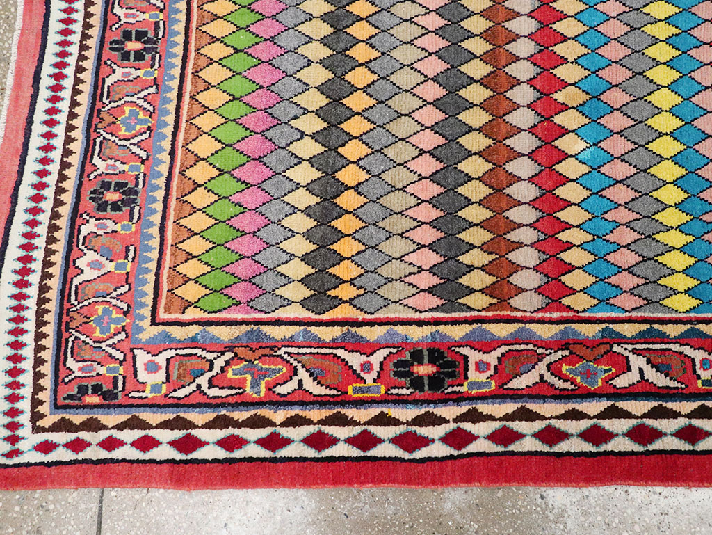 Vintage Persian Mahal Runner, No.26232 - Gsblank