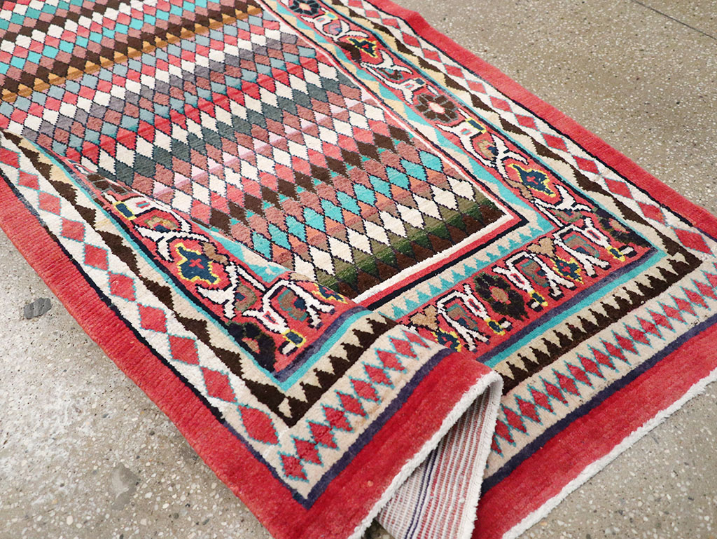 Vintage Persian Mahal Runner, No.26232 - Gsblank