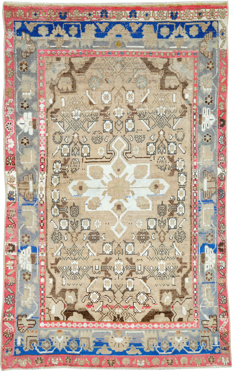 Vintage Persian Hamadan Rug, No.26233 - Gsblank