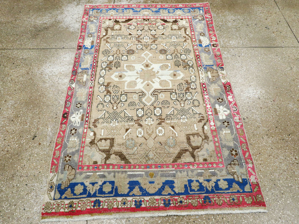 Vintage Persian Hamadan Rug, No.26233 - Gsblank