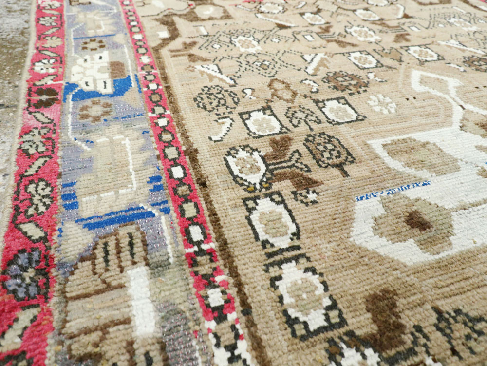 Vintage Persian Hamadan Rug, No.26233 - Gsblank