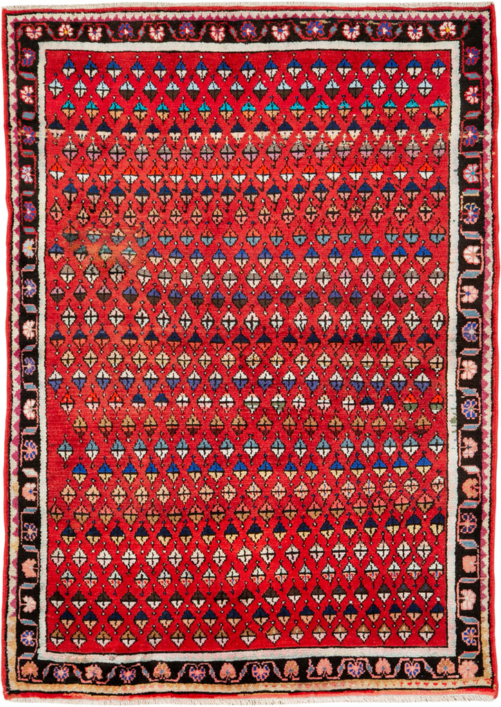 Vintage Persian Hamadan Rug, No.26234 - Gsblank