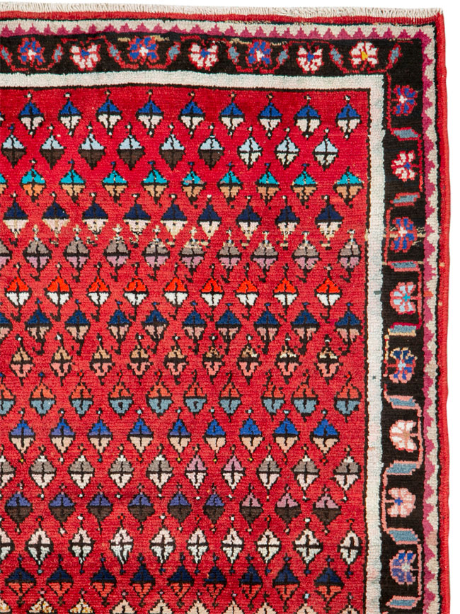 Vintage Persian Hamadan Rug, No.26234 - Gsblank