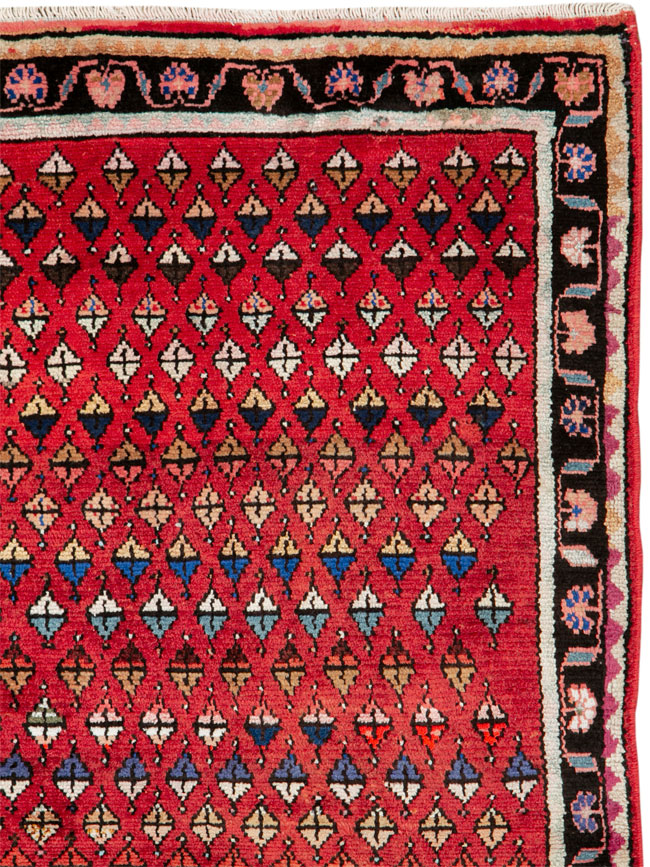 Vintage Persian Hamadan Rug, No.26234 - Gsblank