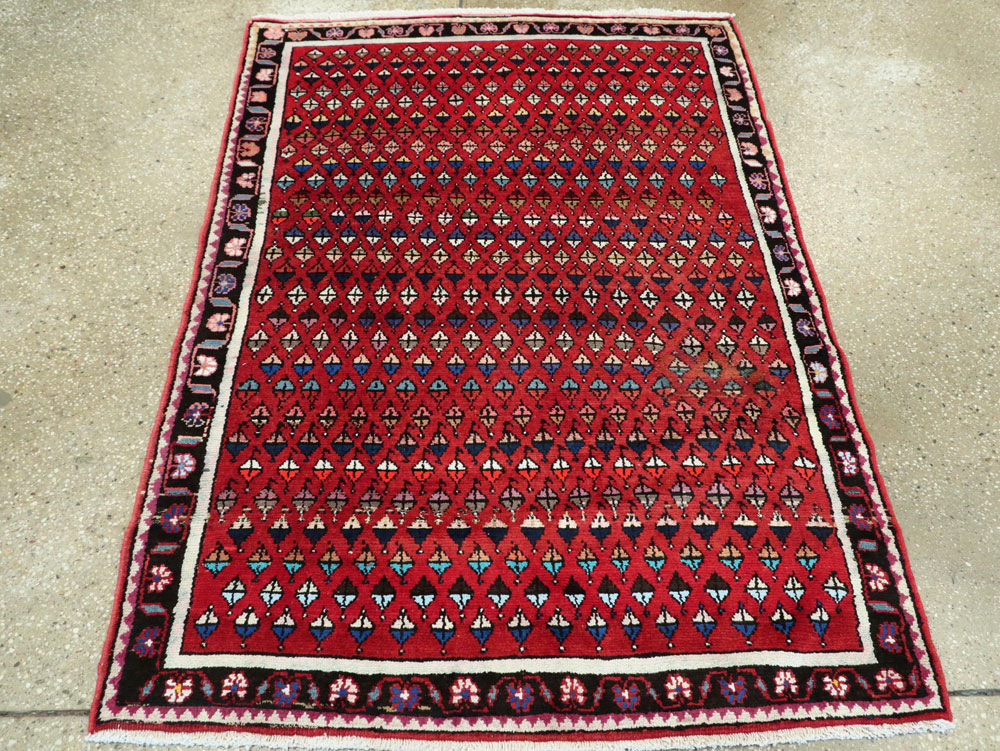 Vintage Persian Hamadan Rug, No.26234 - Gsblank