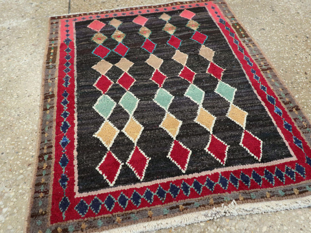 Vintage Persian Mahal Rug, No.26237 - Gsblank